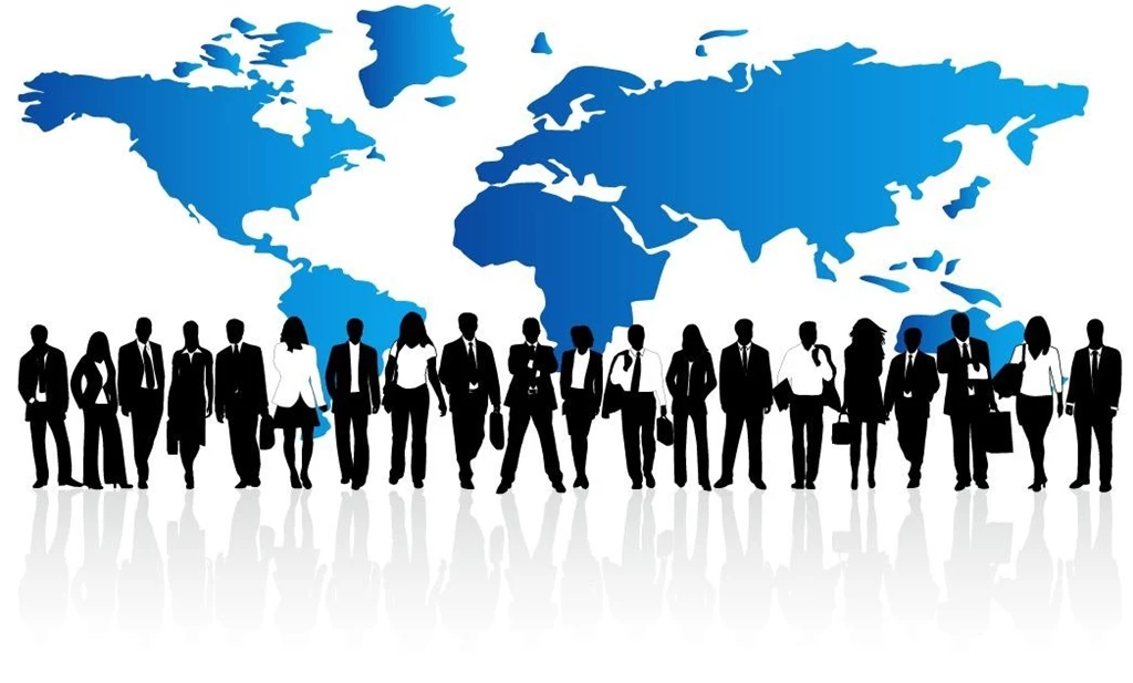 Illustration Of Business People PPT Backgrounds, Illustration Of ...