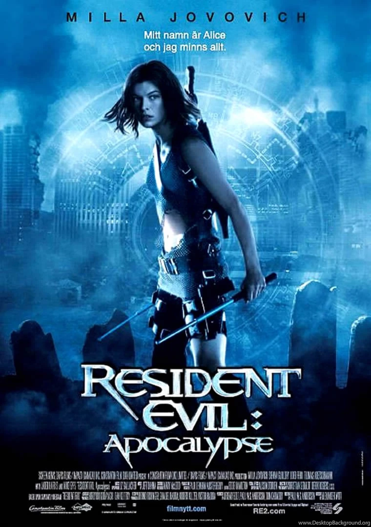 RESIDENT EVIL APOCALYPSE 2 Zombie B Movie Posters Wallpapers Image
