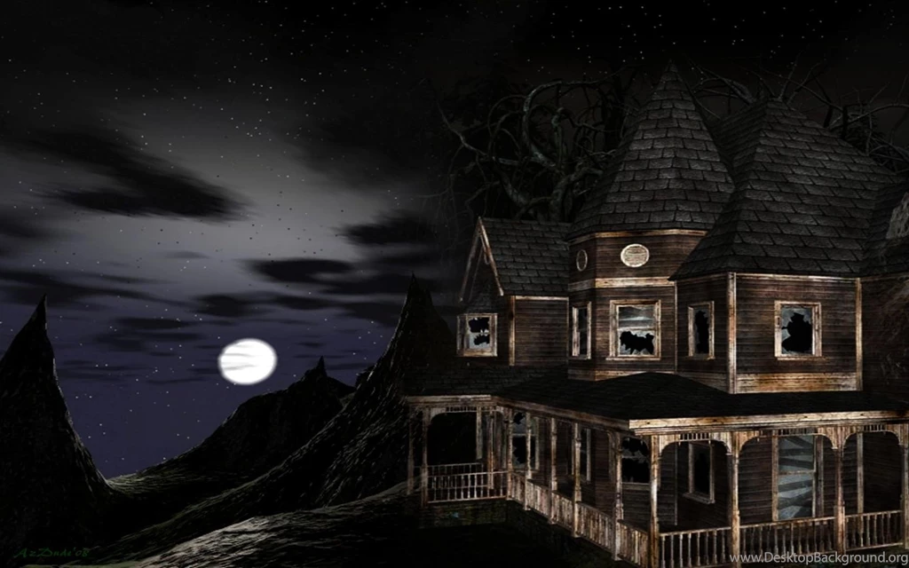 HAUNTED HOUSE WALLPAPER   (
