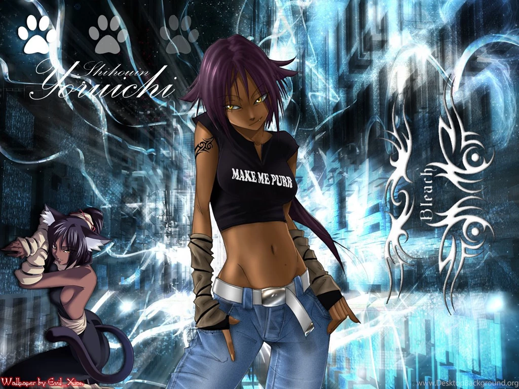 Yoruichi Wall Papers Yoruichi Fanbase Wallpapers (16523013) Fanpop
