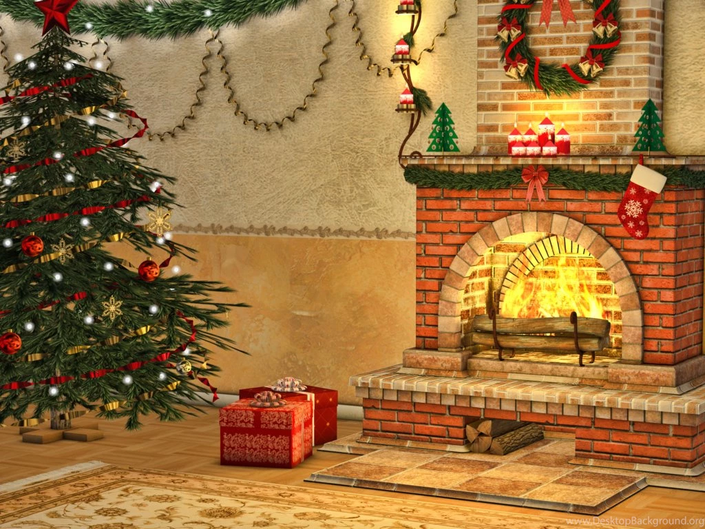 Christmas Scene Backgrounds Wallpapers Zone