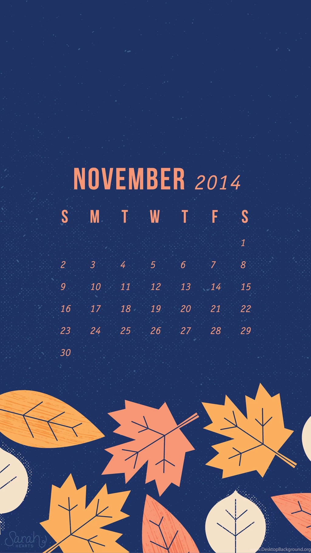 November 2014 Calendar Wallpapers Sarah Hearts
