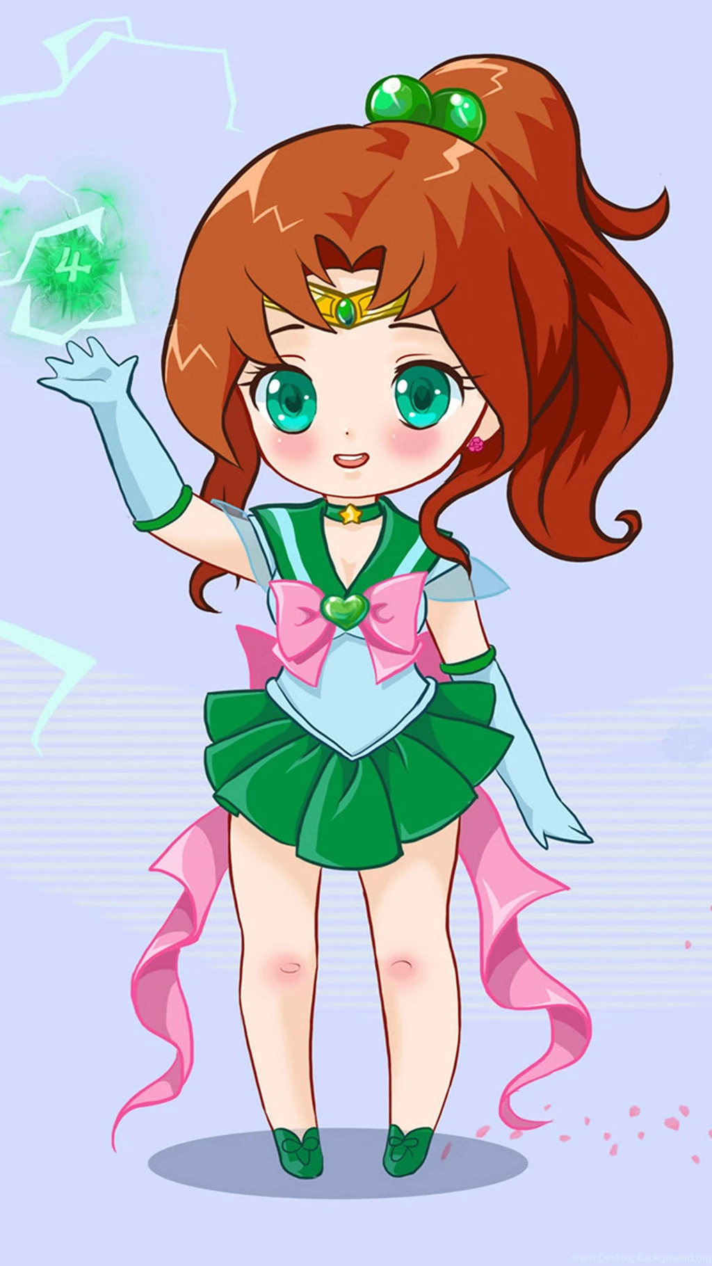 Cartoon Green Clothes Girls Galaxy Note 5 Wallpapers.jpg