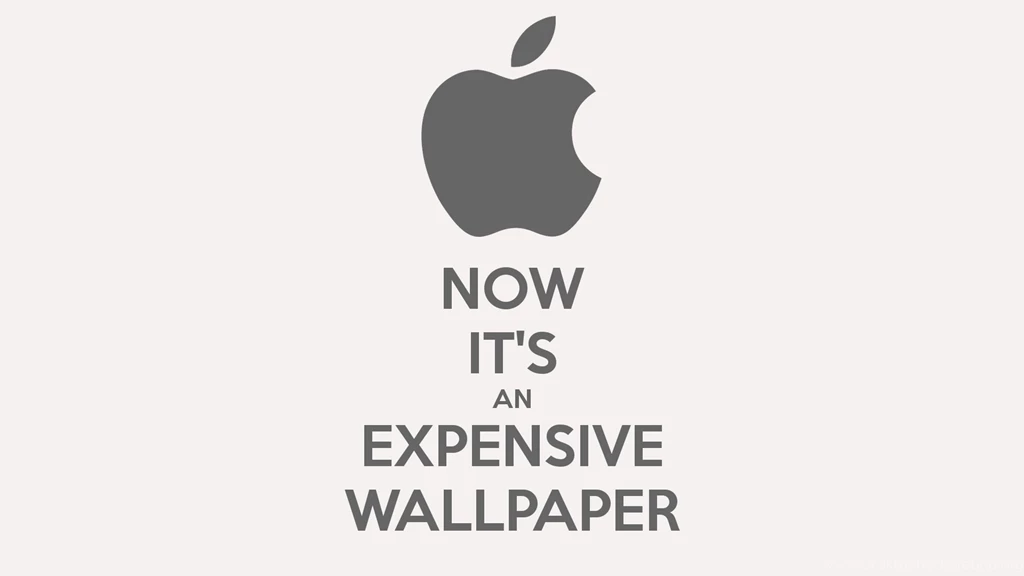 NOW IT'S AN EXPENSIVE WALLPAPER Poster