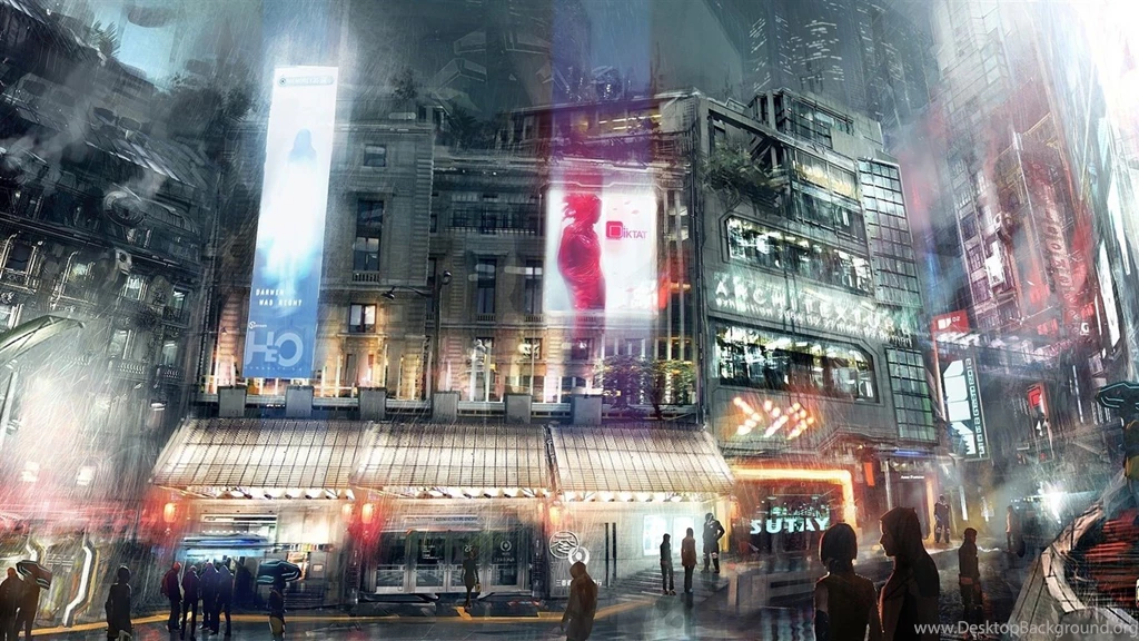 Future Night City Of Art Fiction Wallpapers