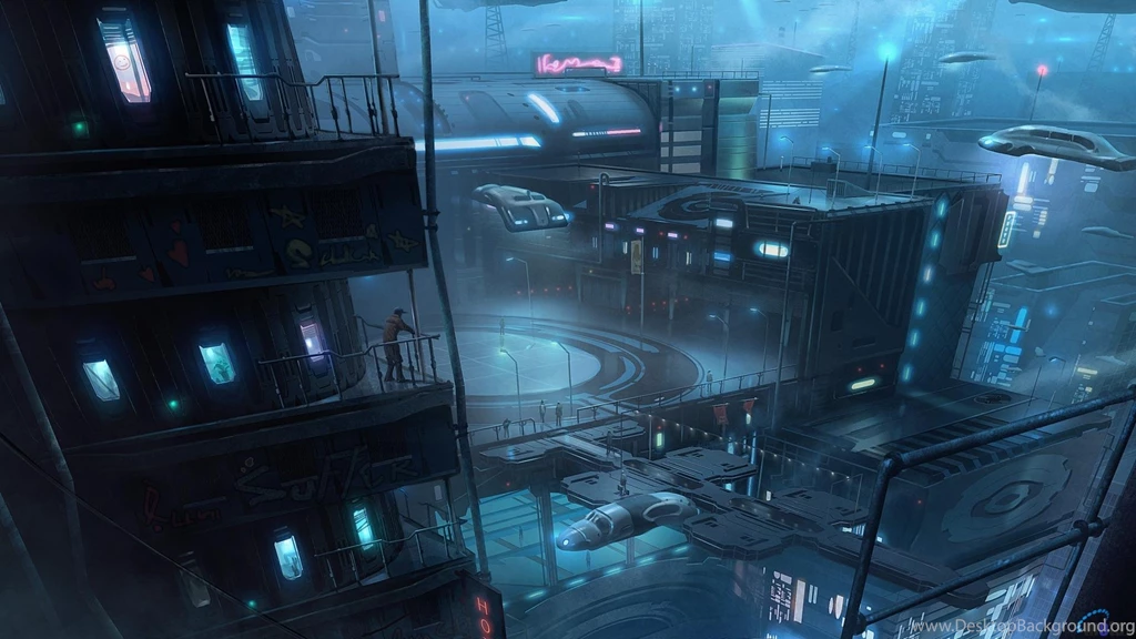 Download Wallpapers Out Over The Future City (1920 X 1080 HDTV ...