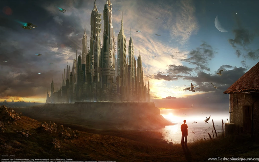 Future City, Outside, 1920x1200 HD Wallpapers And FREE Stock Photo