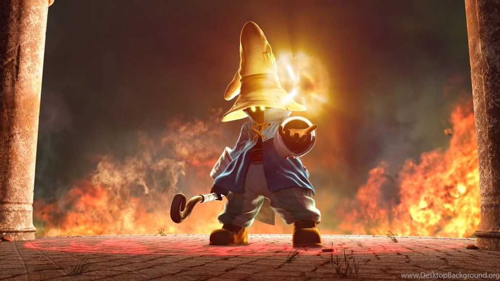 Wizard Fireball Final Fantasy Series Wallpapers