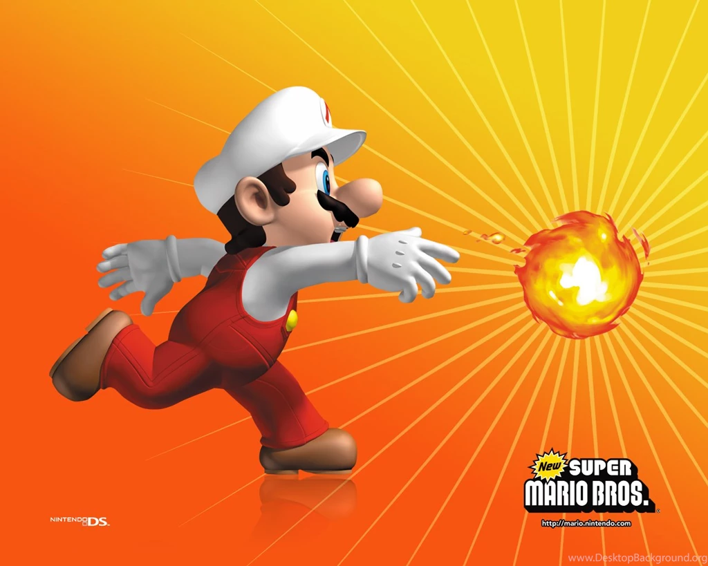 3d Mario Fireball Wallpapers (