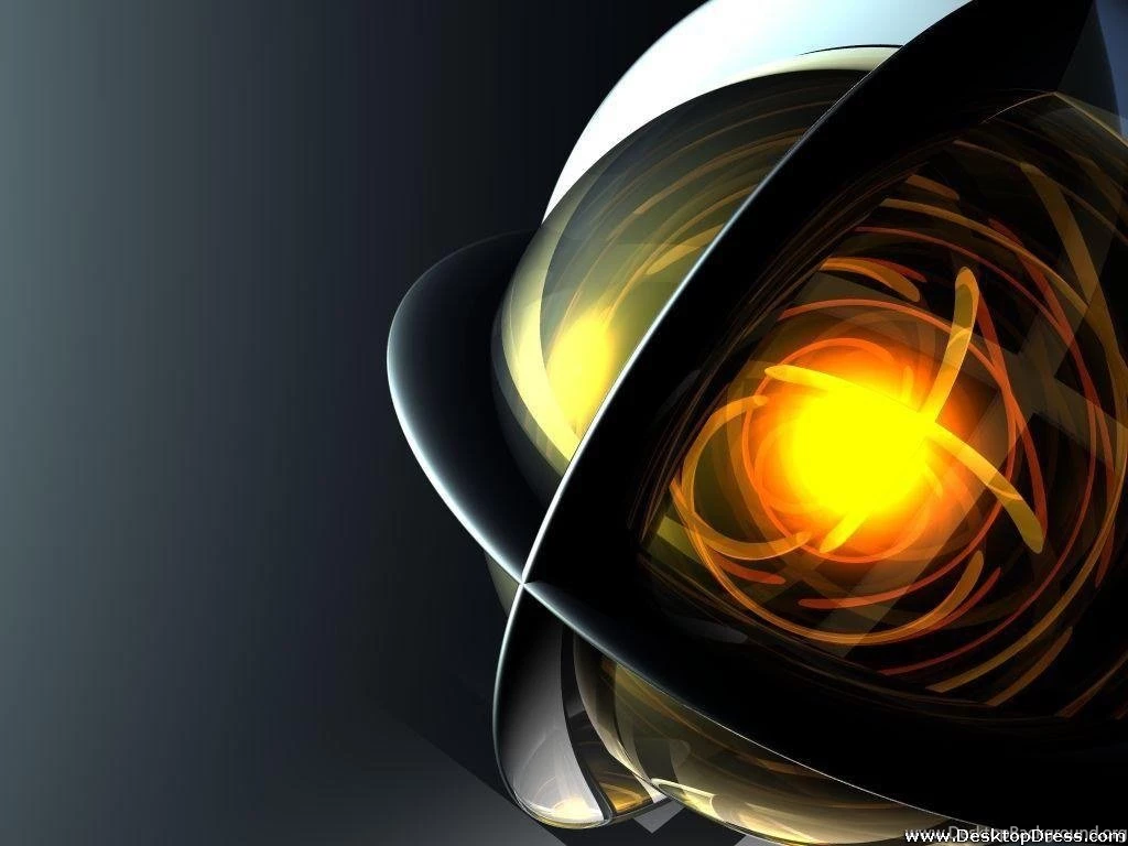Desktop Wallpapers » 3D Backgrounds » Fireball » Www.desktopdress.com