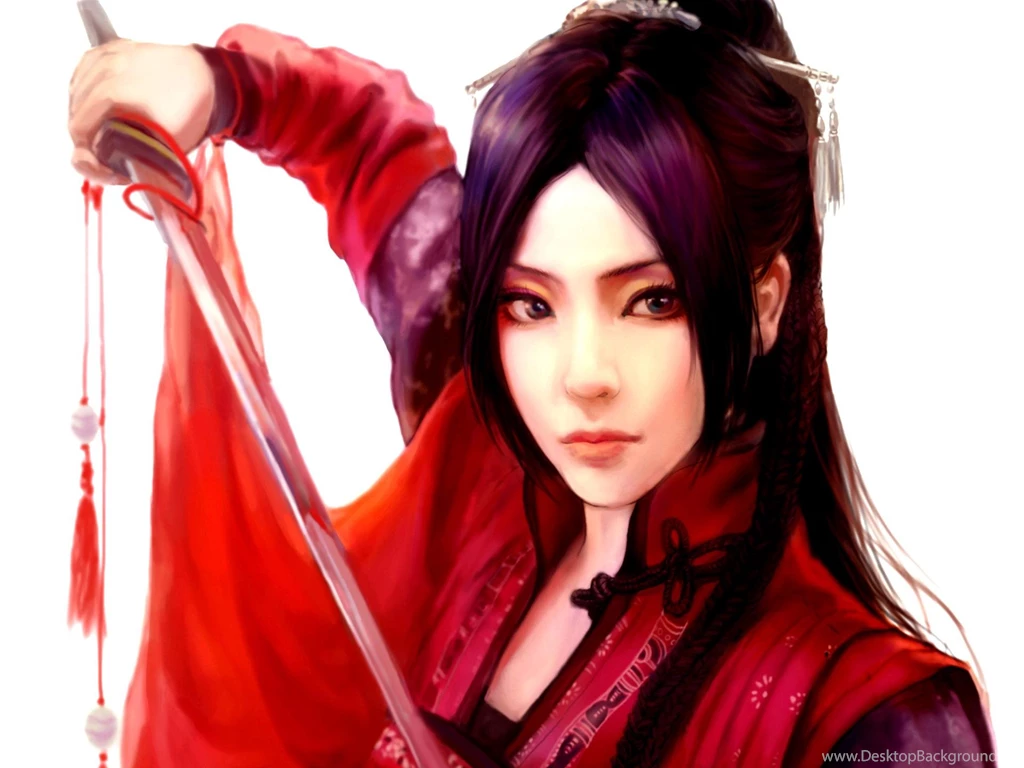 SWORD WARRIOR WOMAN WALLPAPER   (