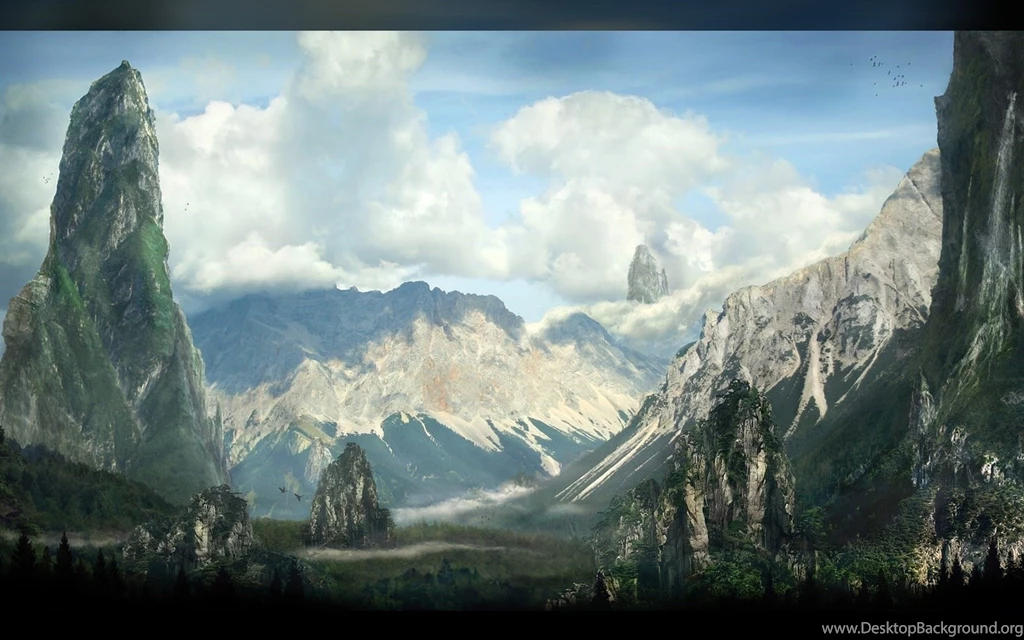 Nature, Clouds, Mountain, Forest Wallpapers HD / Desktop And ...