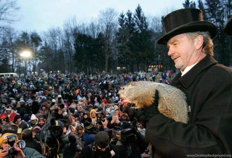 Groundhog Day Pictures: Punxsutawney Phil, Now And Then