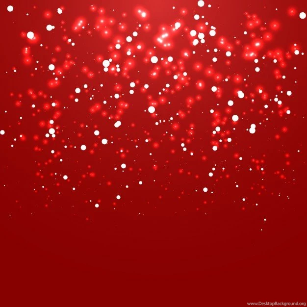 Lights On A Red Christmas Backgrounds Vector