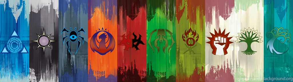 Was Bored, Made This Double Screen Ravnica Guilds Wallpapers : MagicTCG