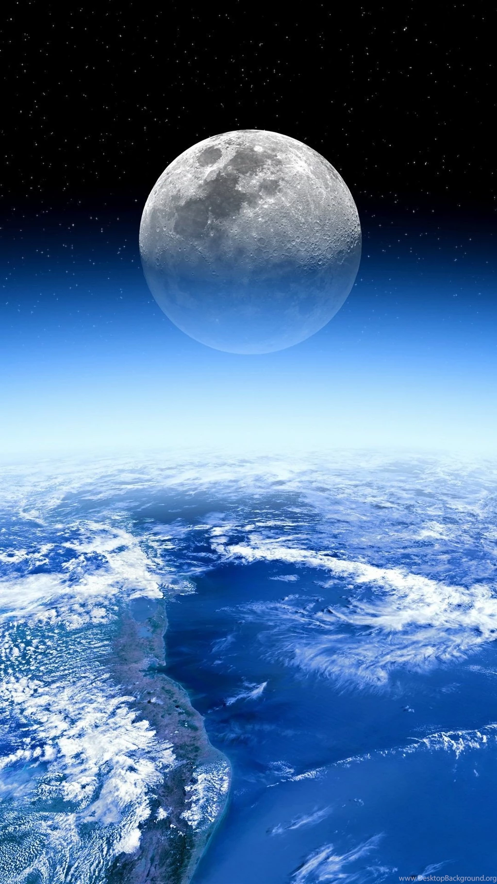 Earth And Moon iPhone Wallpapers Pics About Space