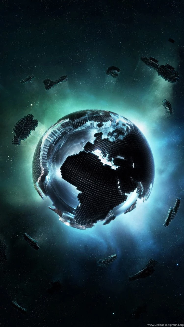 Pixel Earth iPhone 6 Wallpapers