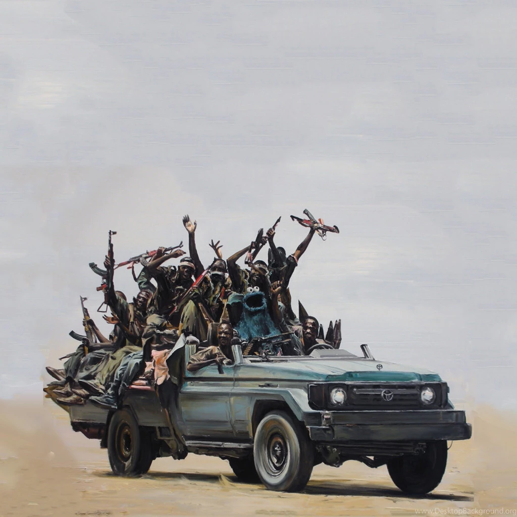 Cookie Monster Terrorist iPad 1 & 2 Wallpapers