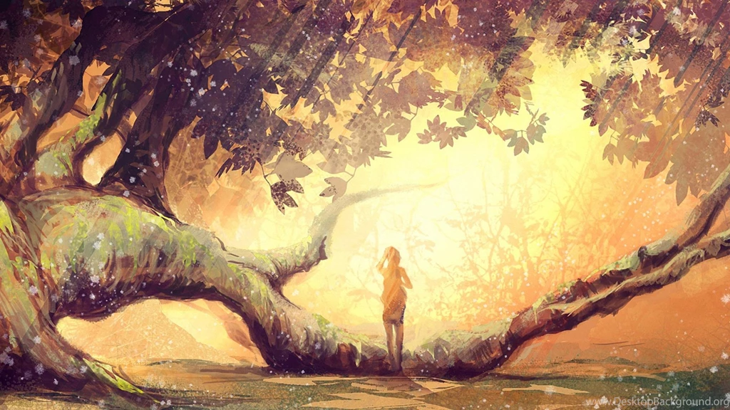 Fisihng In The Sunlit Forest River 1920X1200 Digital Art Wallpapers ...