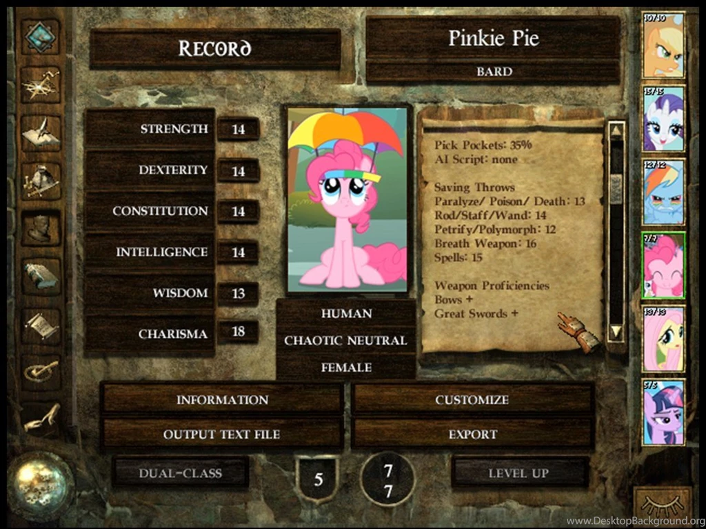 Icewind Dale Ponies By Fethur On DeviantArt