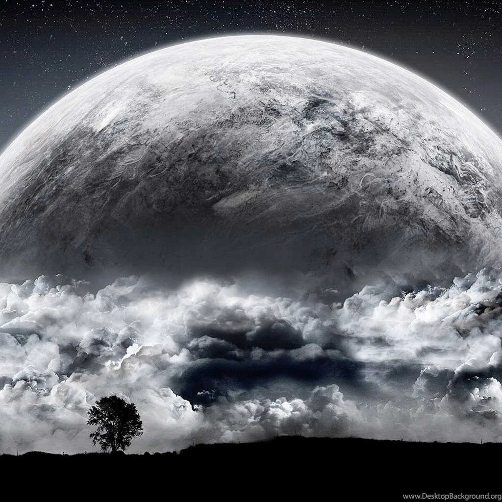 Huge Moon iPad Wallpapers Download