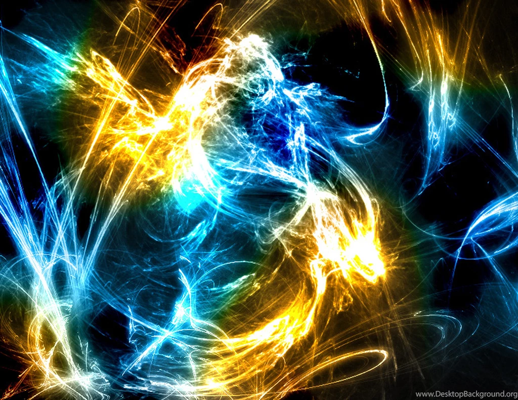Water Abstract Fire Fractal In Huge Resolution