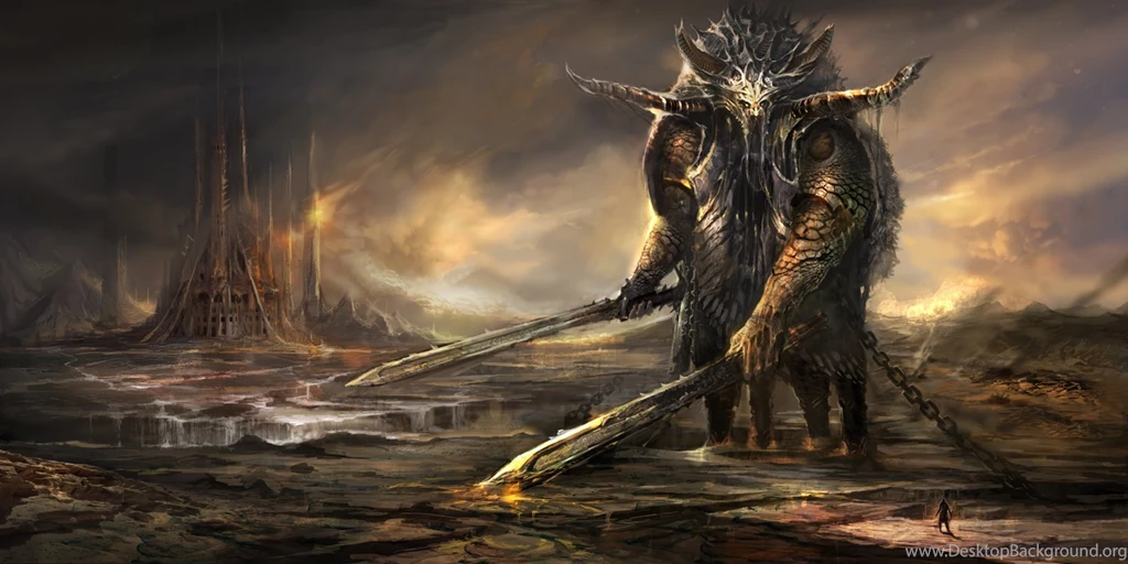 Huge Monster With Swords Wallpapers