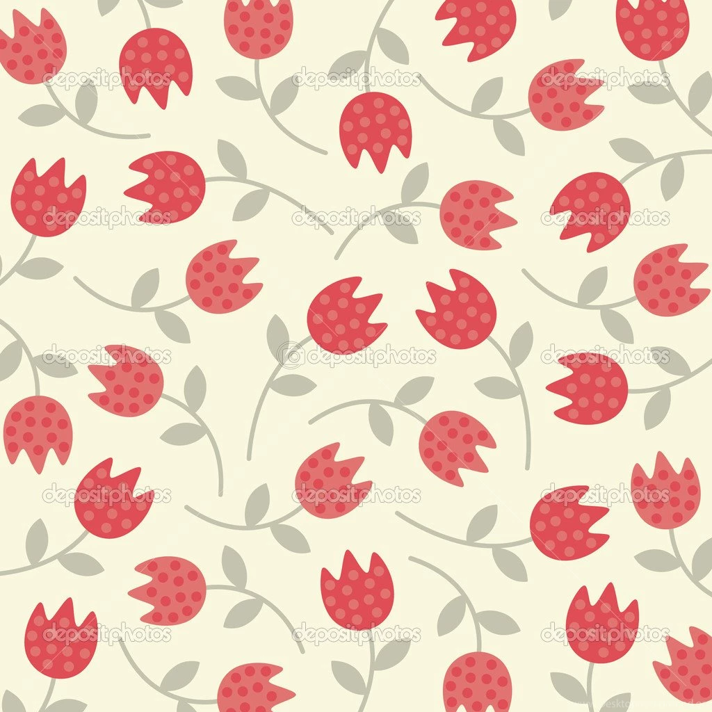 Vector Flower Wallpapers Design — Stock Vector © Vector Rgb