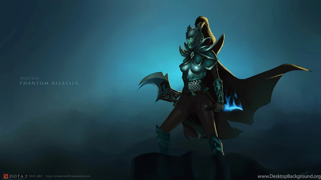 Phantom Assassin DOTA 2 G8 HD Wallpapers