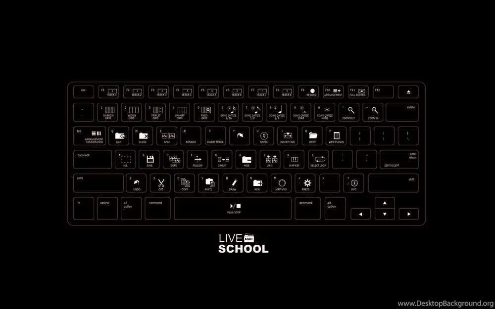 Ableton Live 快速鍵桌布下載— Ableton Live School數位音樂雜誌
