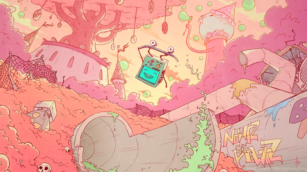 BMO's Big Adventure (Wallpaper) By Ghotire On DeviantArt