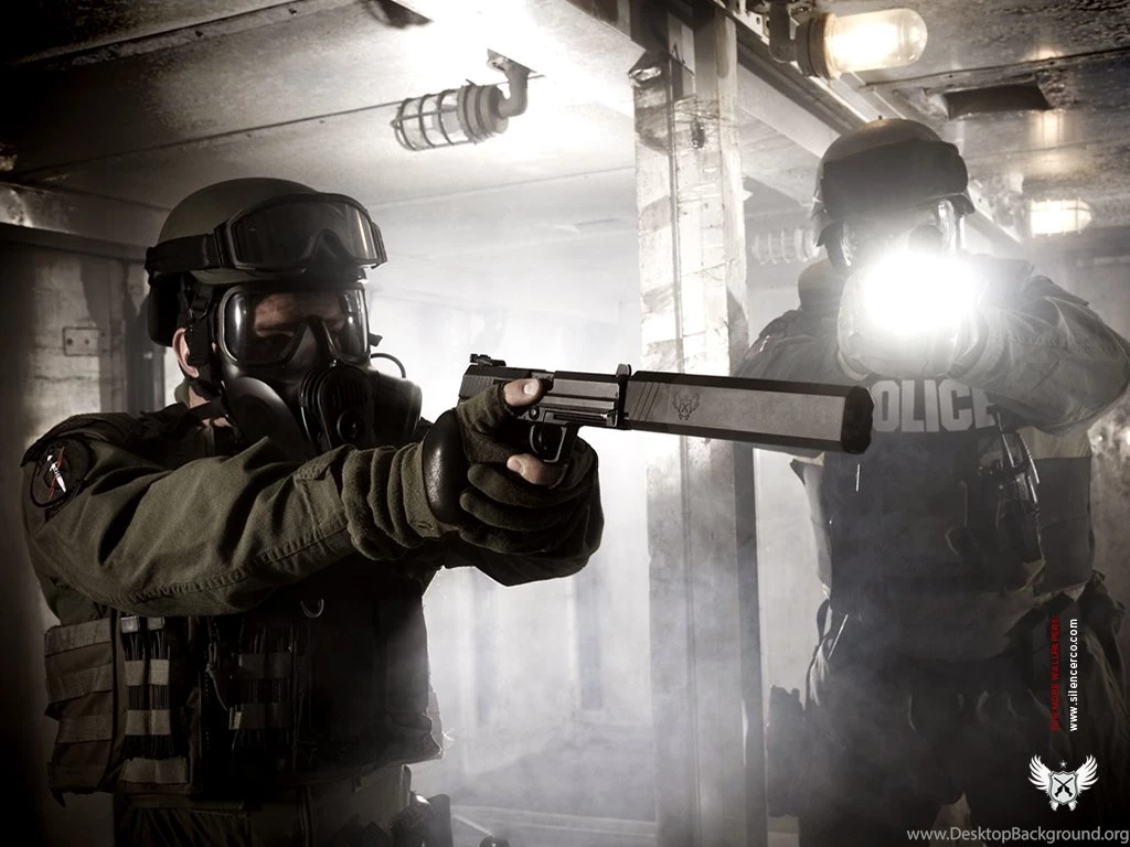 Wallpapers Swat Gun Silencer And Suppressor Desktop 1024x768 ...