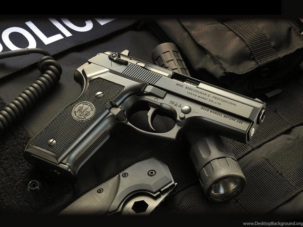 Download Wallpaper: Gun, Pistol SWAT, Wallpapers For Desktop ...