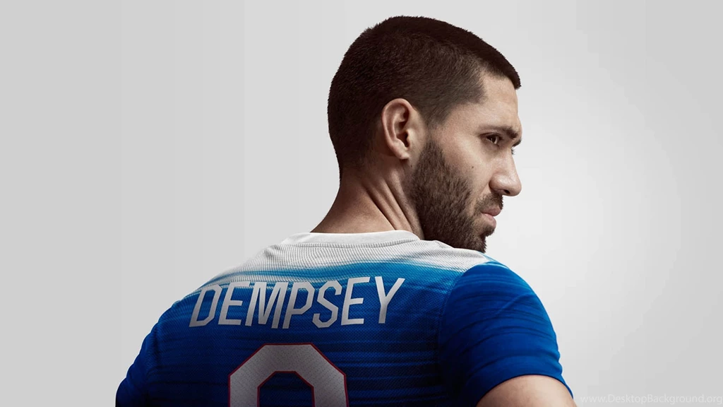 Clint Dempsey 2015 USA Nike Away Soccer Kit Wallpapers