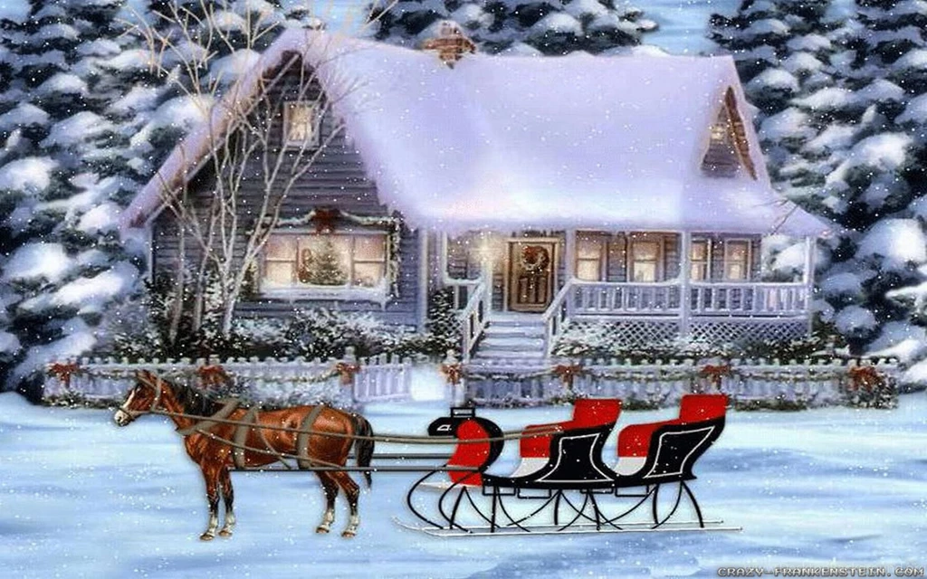 Winter Christmas Wallpapers Crazy Frankenstein