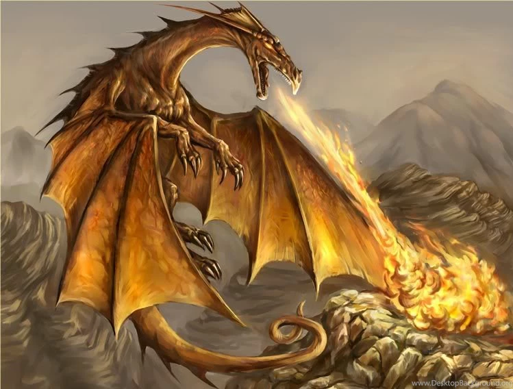 Gold Dragon 2 Desktop Wallpapers Hivewallpaper.com