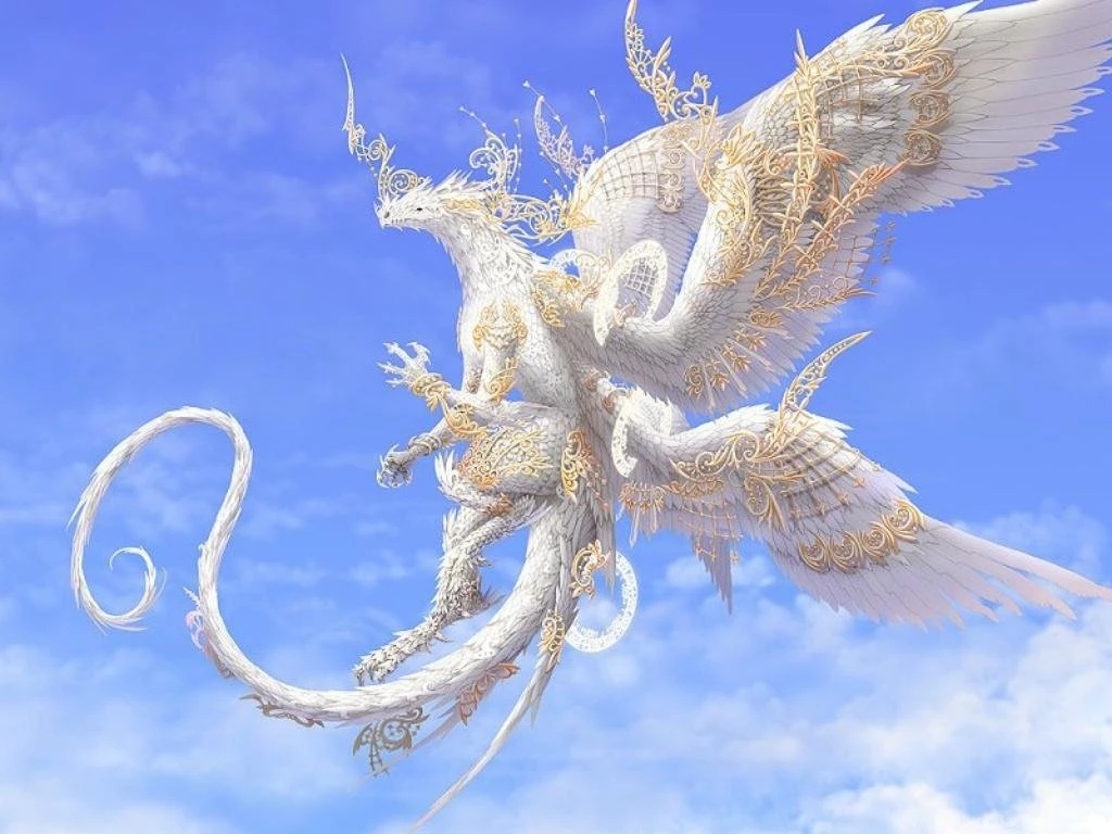 White Dragon Wallpapers Wallpapers Cave