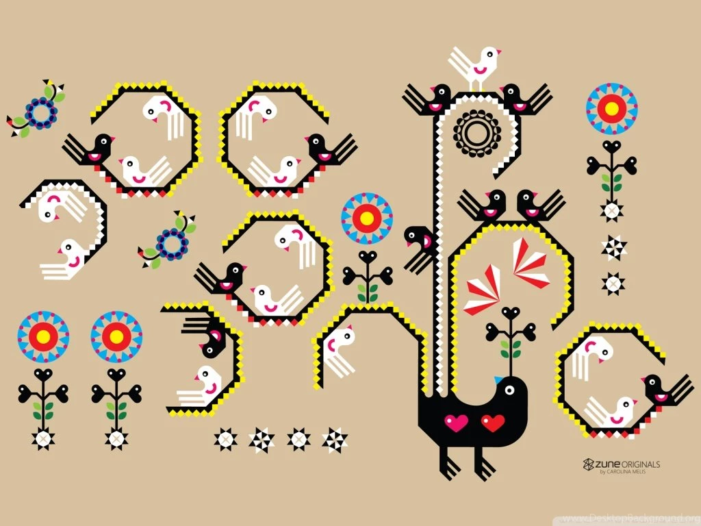 Zune Digital Cross Stitch HD Desktop Wallpapers : Widescreen : High ...