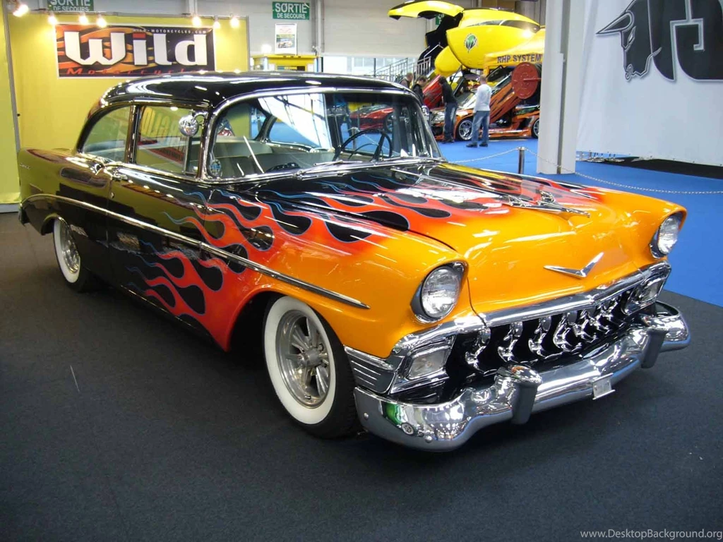 Cars: 1956 Belair Chevrolet Custom Hot Hotrod Rod USA Phone ...