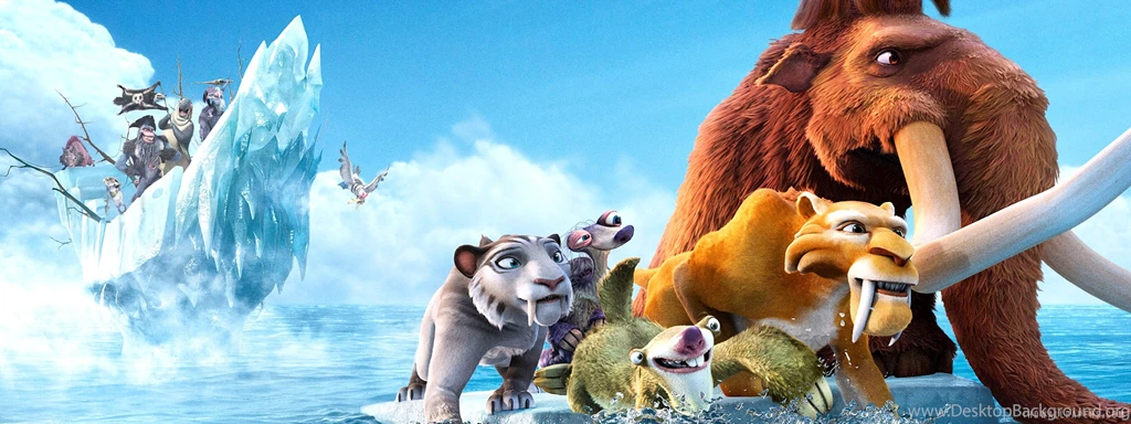 Thursday 15th October 2015 3200x1200px Ice Age 4 Desktop ...