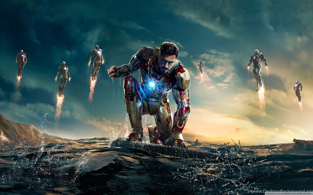 Iron Man 3 Iron Man Vs Mandarin HD Desktop Wallpapers : High ...