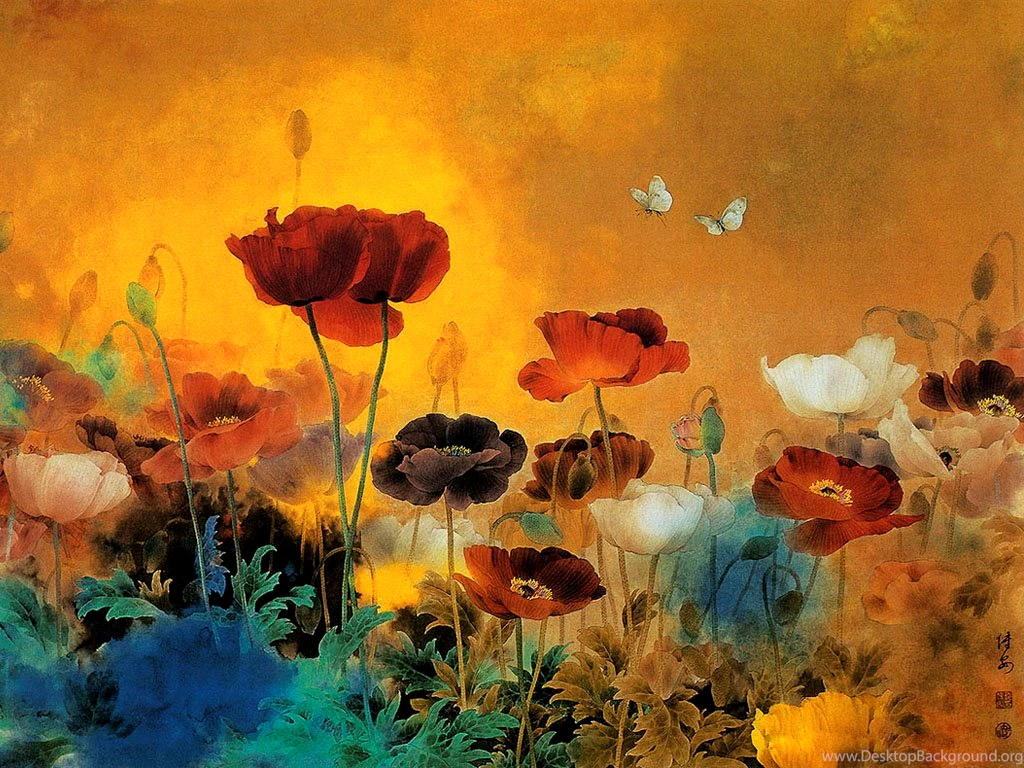 Wallpapers China Chinese Painting Floweramp World Collection ...