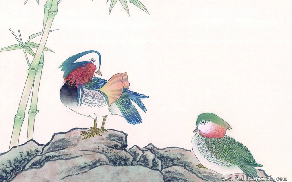 Chinese Painting With Meticulous Detail - Paintings Wallpapers ...