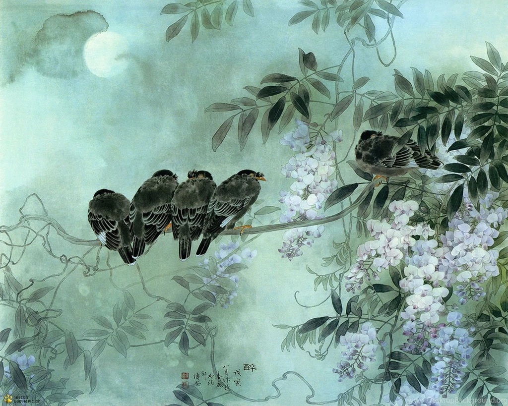Chinese Paintings : Chinese Gongbi Paintings , Flower and Bird ...