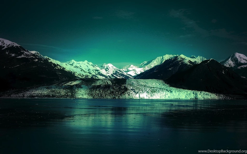 Горы, океан, снег обои для рабочего стола, картинки, фото, 1920x1200.