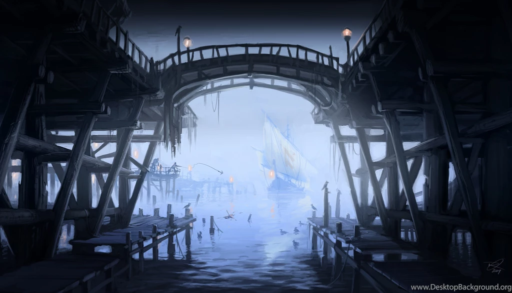 Elder Scrolls V Skyrim Boats Harbours Sailboats Wallpapers ...