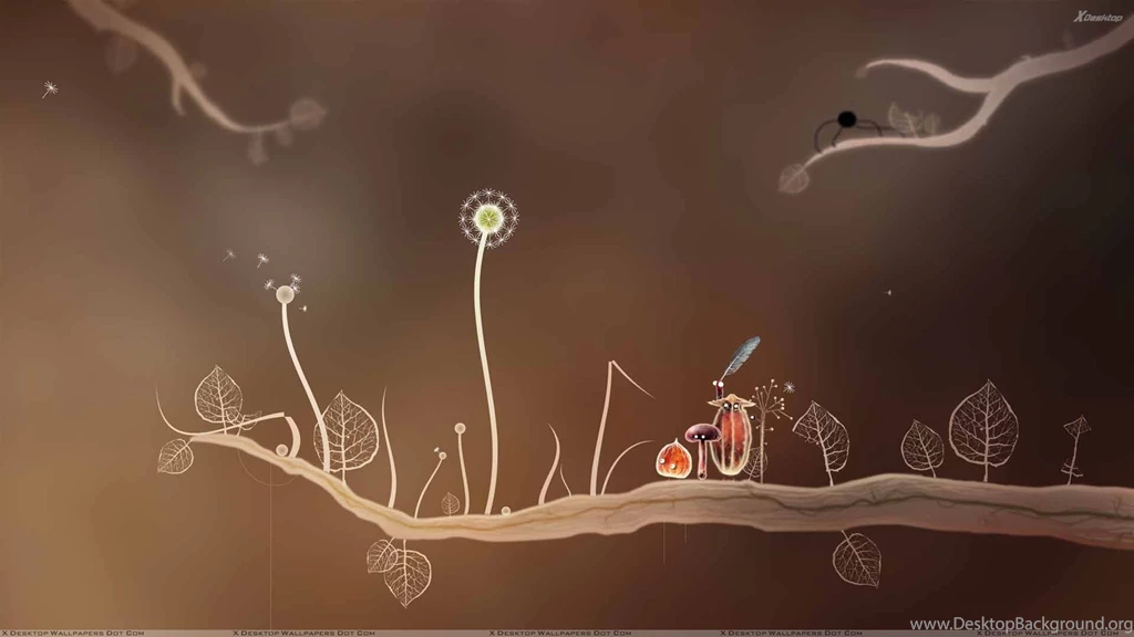 Botanicula – Evil Parasite On Tree Branch Wallpapers