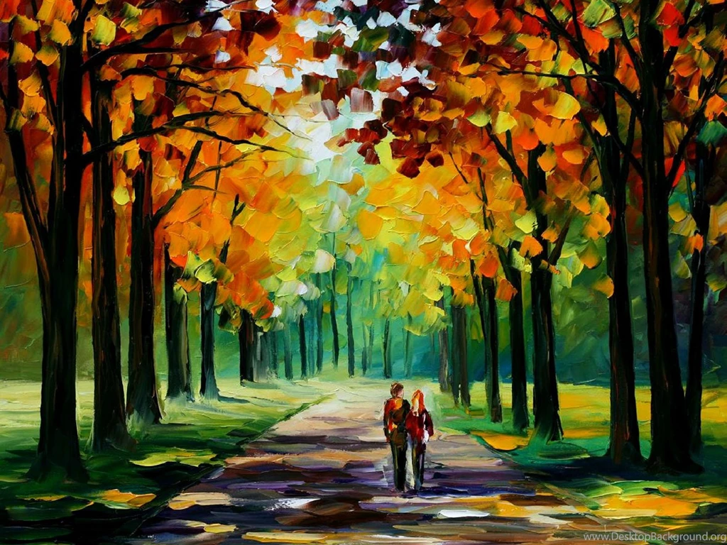 Wallpapers: Autumn Oil Paintings