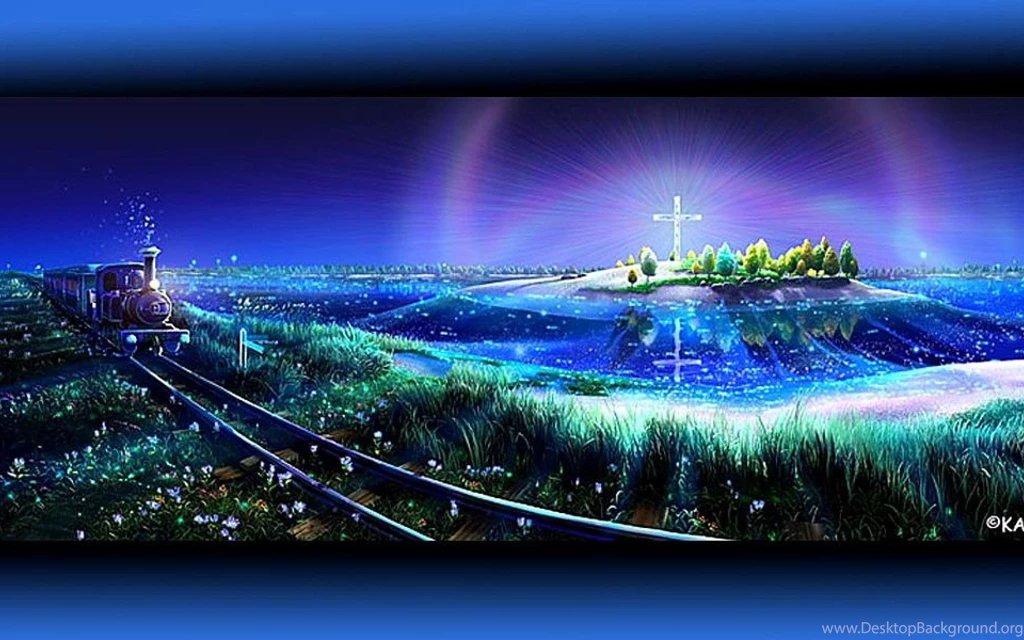 CHRISTIAN TRAIN WALLPAPER   (