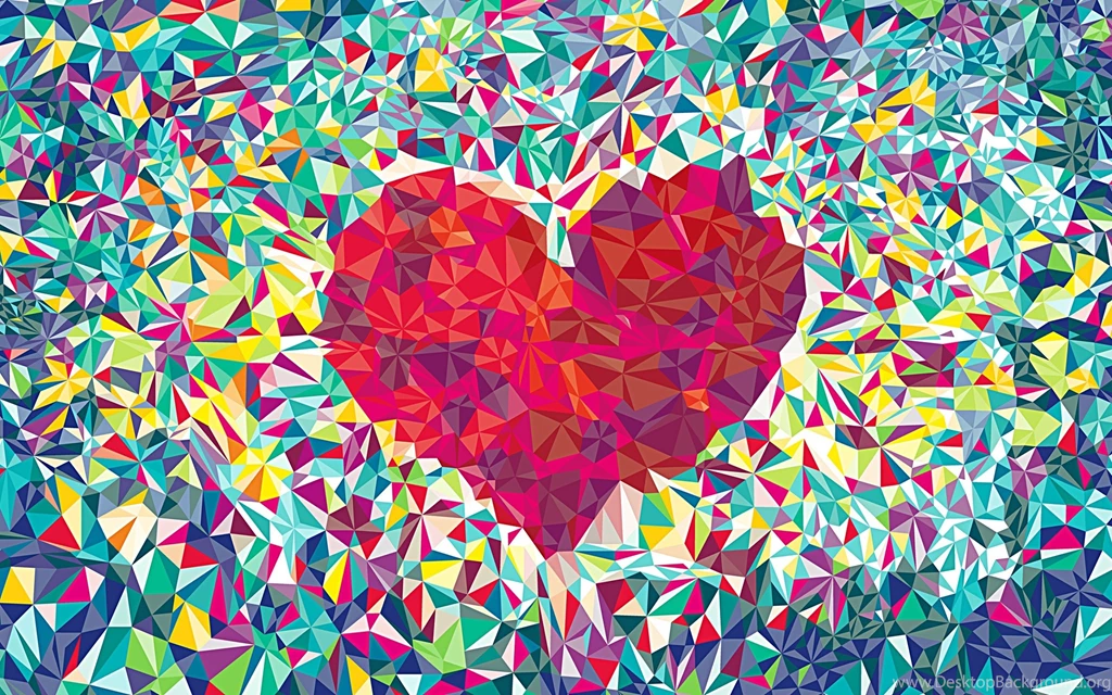 Abstract Paintings Of Love   Wallpaper.